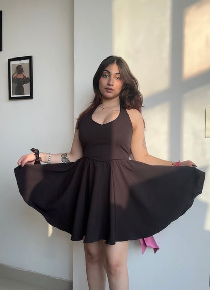 Tie Bow halter dress 🎀